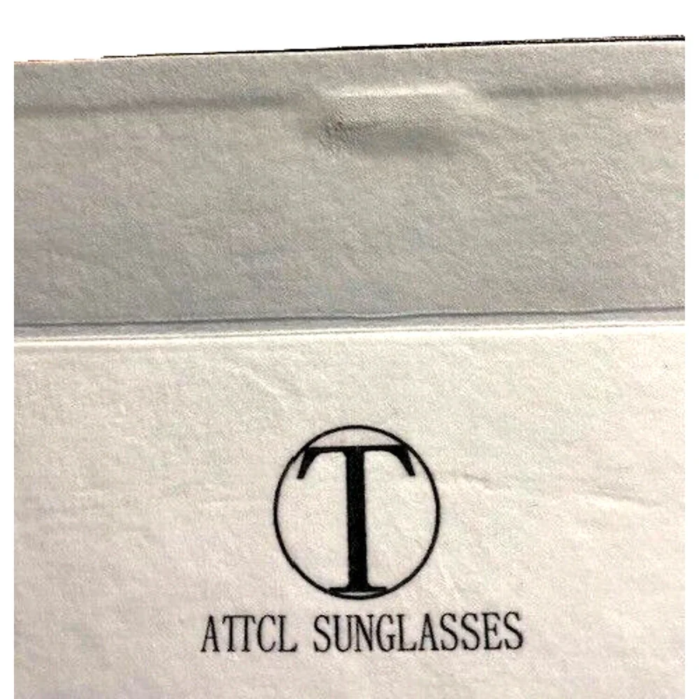 PRE-OWNED - ATTCL sunglasses case ONLY in Black with white interior
